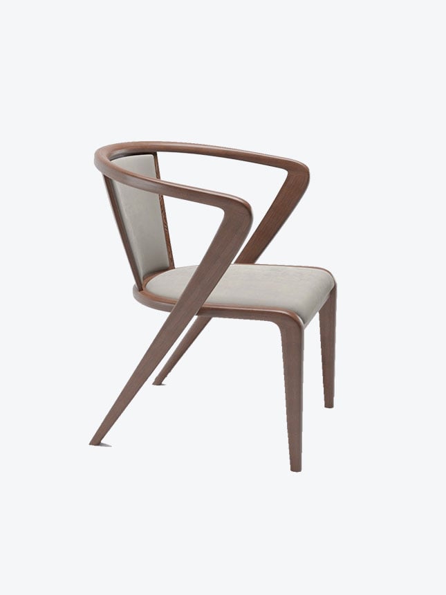 Leather Canvas Armchair - immagine 5